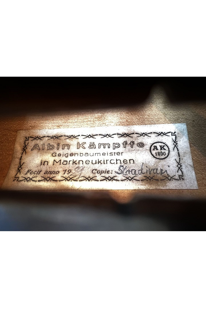 Kämpffe Albin - Markneukirchen Anno 1921 - G-704